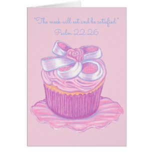 Manso coma y sea Satisfied~Scripture~Cupcake