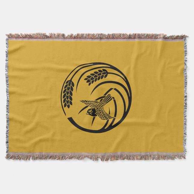 MANTA 一 本 稲 の 丸 に 雀 (Anverso)