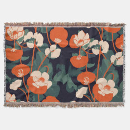 MANTA 花柄ブランケット