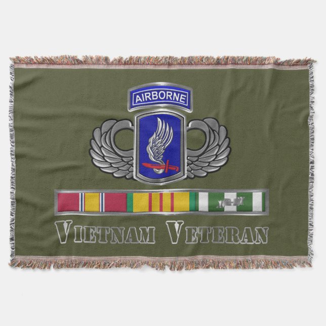 Manta 173rd Airborne Brigade Vietnam Veteran (Anverso)