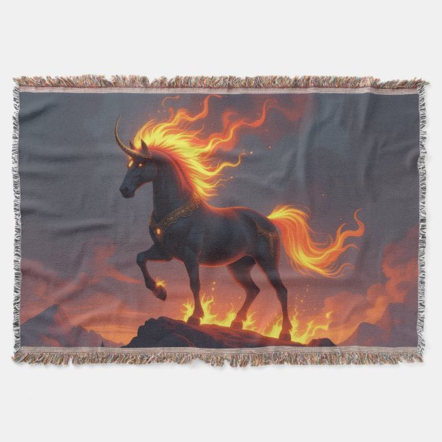 Manta „2026 – Das Jahr des Feuerpferds“ (Anverso)