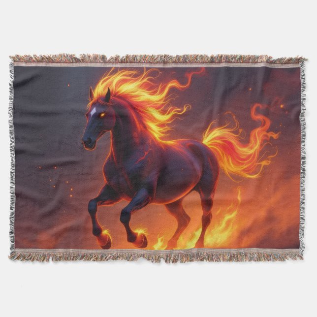 Manta „2026 – Das Jahr des Feuerpferds“ (Anverso)