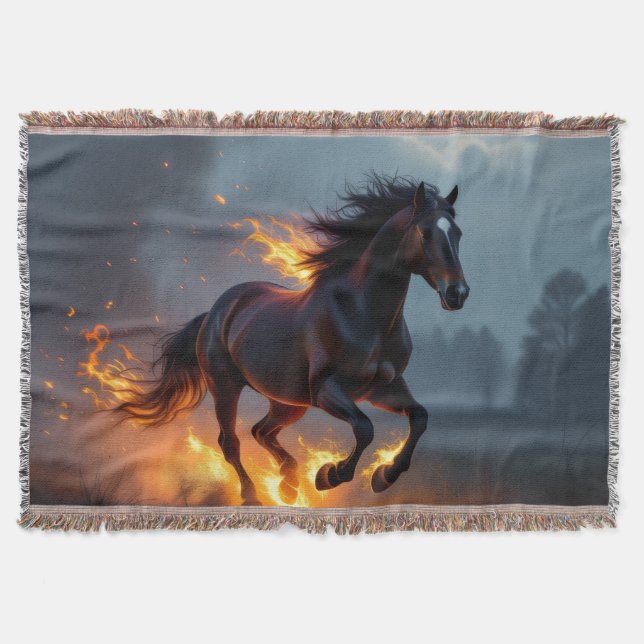 Manta „2026 – Das Jahr des Feuerpferds“ (Anverso)