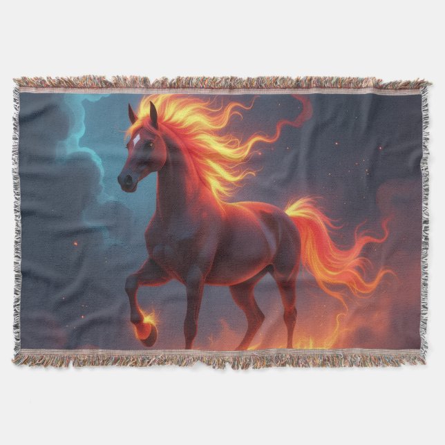 Manta „2026 – Das Jahr des Feuerpferds“ (Anverso)