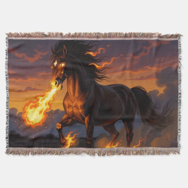 Manta „2026 – Das Jahr des Feuerpferds“ (Anverso)