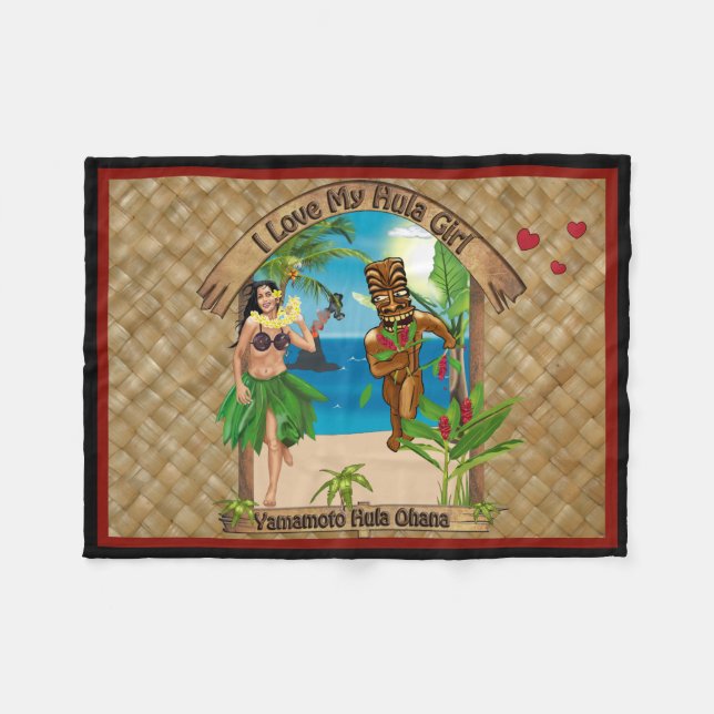 Manta 3 del paño grueso y suave de Yamamoto Hula (Frente (Horizontal))