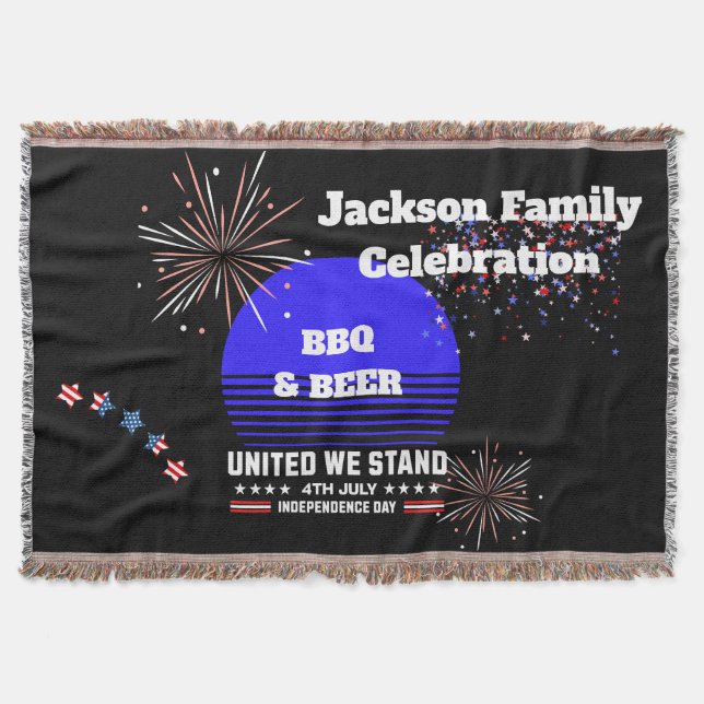 Manta 4 de julio, Día de la Independencia (Anverso)