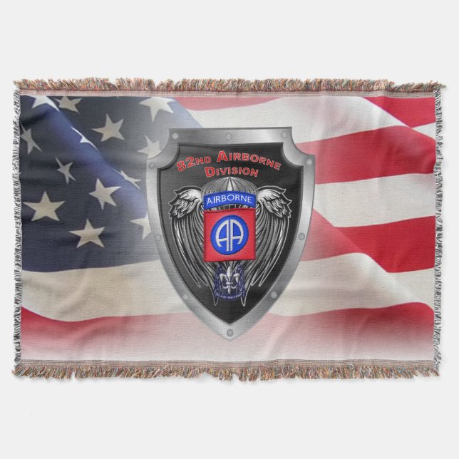 Manta 82.ª División Aérea All American Shield (Anverso)
