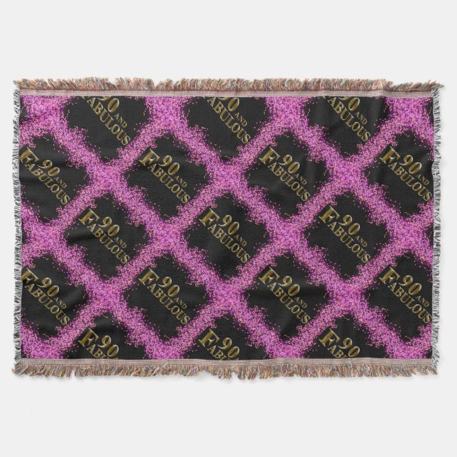 Manta 90 cumpleaños (Anverso)