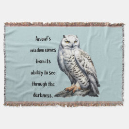 Manta A beautiful white wise Owl