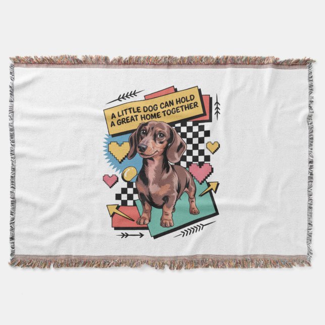 Manta A Little Dog Can Hold A Great Home Together (Anverso)