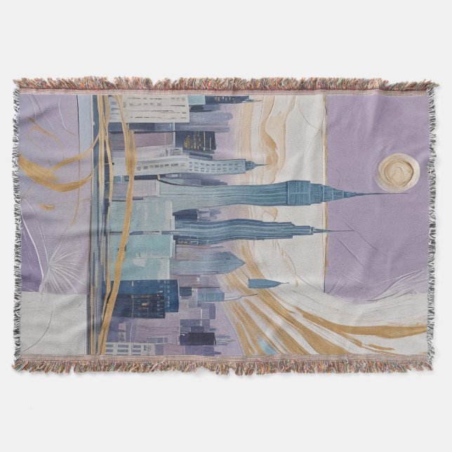 Manta A Lunar Cityscape (Anverso)