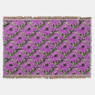 Manta Abeja De Miel En Un Arte De Daisía Morado Africano