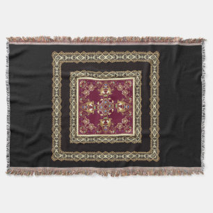 Manta Abreviado árabe decorativo este ornamental barroco