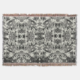 Manta Abstrack Black Pattern