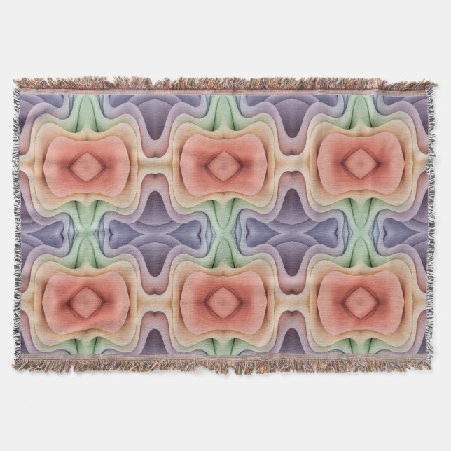 Manta Abstracto contemporáneo  (Anverso)