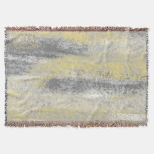 Manta Abstracto suave hues amarillo gris