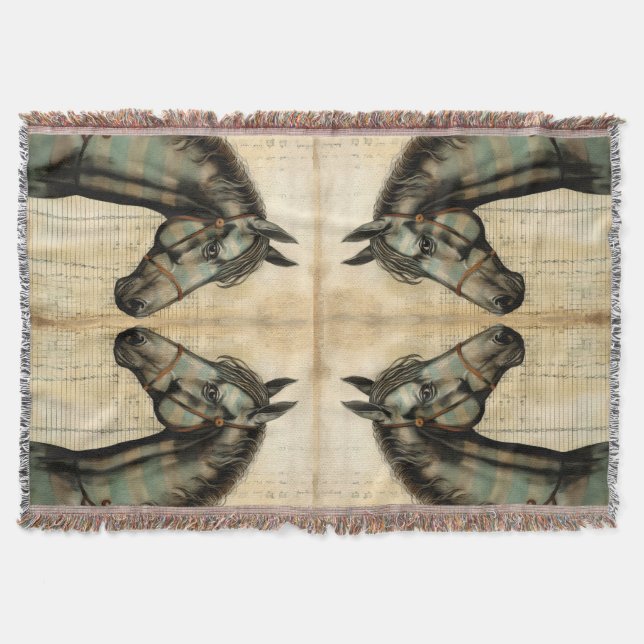 Manta Acentos garabateados del equino armónico (Anverso)