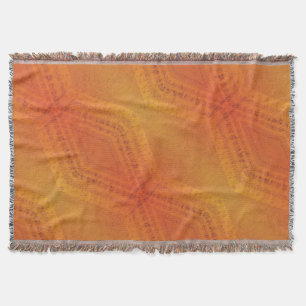 Manta Aceptación   Patrón de Shibori Amarillo Naranja Ro