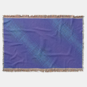 Manta Aceptación   Patrón Shibori Violeta Azul Índigo
