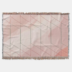 Manta Acuarela moderna de Boho geométrico