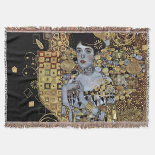 Manta Adele Klimt Throw Blanket