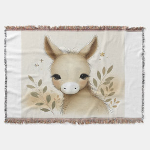 Manta Adorable diseño de burro