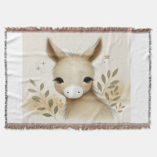 Manta Adorable diseño de burro