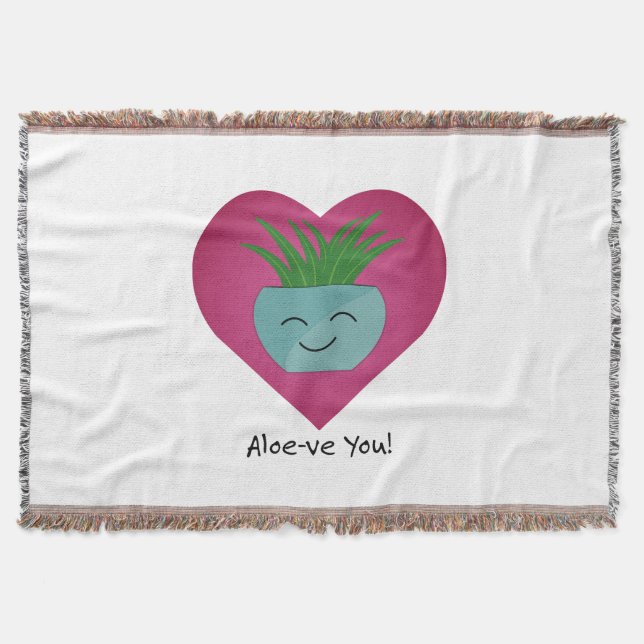 Manta Adorablemente gracioso Aloeve You Aloe (Anverso)