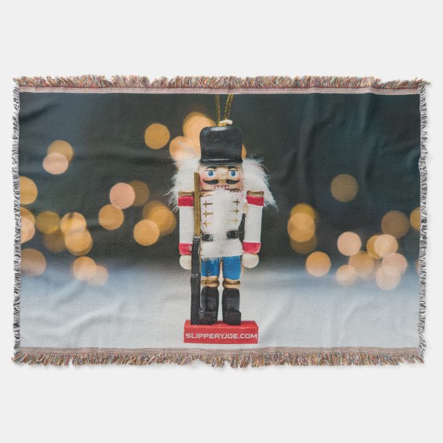 Manta Adorno clásico de Navidad de cascanueces de Slippe (Anverso)