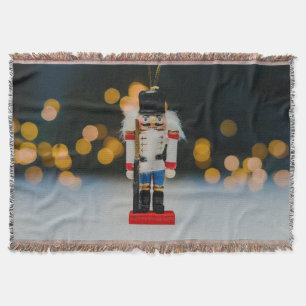 Manta Adorno clásico de Navidad de cascanueces de Slippe
