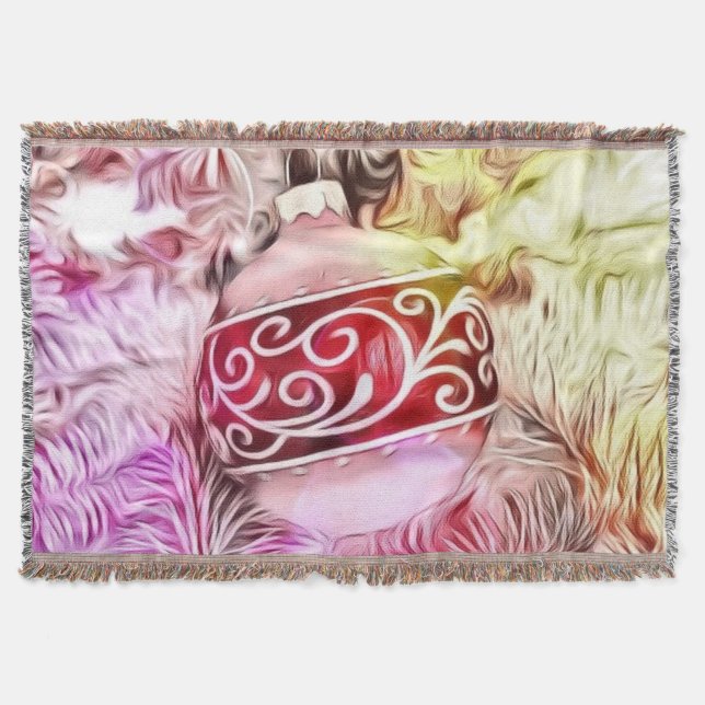 Manta Adornos de Navidad Antiguos Decoraciones (Anverso)