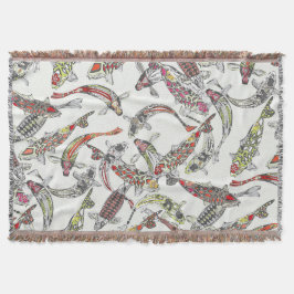 Manta afortunado koi off white