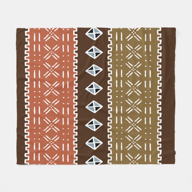 Manta africana del paño grueso y suave del modelo (Frente (Horizontal))