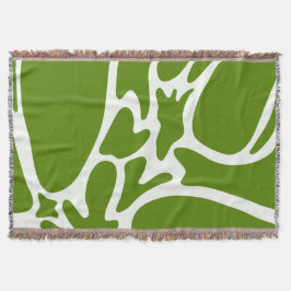 Manta Aguacate verde y blanco cerámico