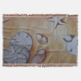 Manta Aguas marinas en la costa