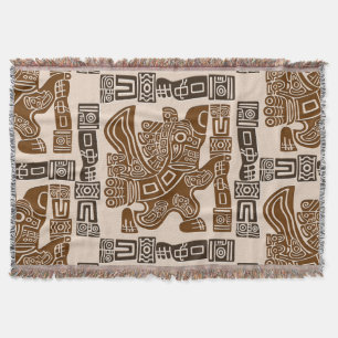 Manta Águila azteca guerrera arte tribal antiguo