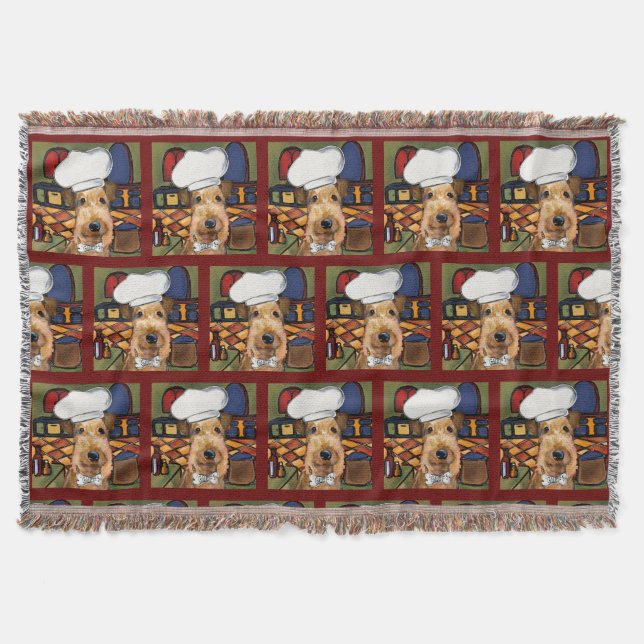 Manta Airedale Terrier (Anverso)