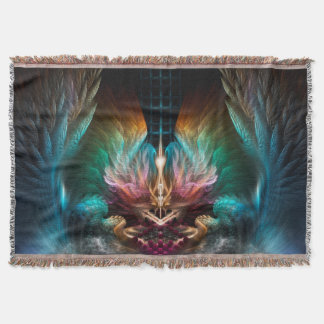 Manta Alas Del Arte De Ala Fractal Artilíneo Resumen