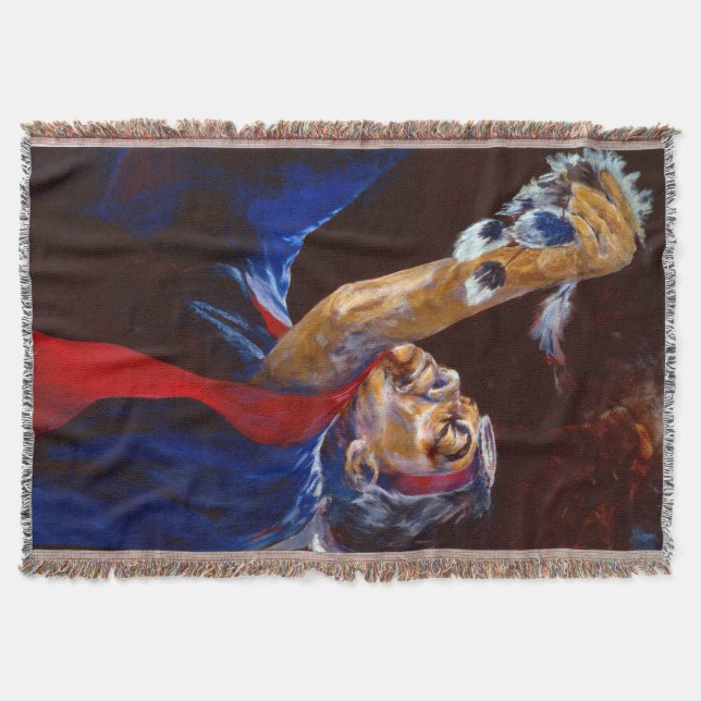 Manta Alaska Native Elder Dance Blanket (Anverso)
