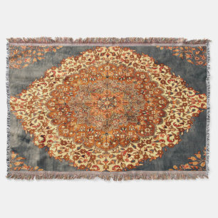 Manta Alfombra Oriental Antigua Persa Turca Kilim