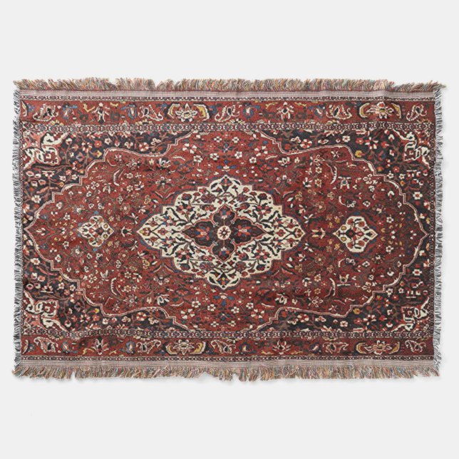 Manta Alfombra Oriental Turca Persa (Anverso)