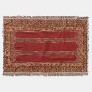 Manta Alfombra roja persa turca oriental