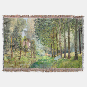 Manta Alfred Sisley - Descansa a lo largo del Stream