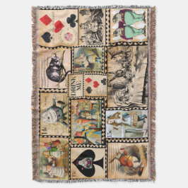 Manta Alice In Wonderland Throw