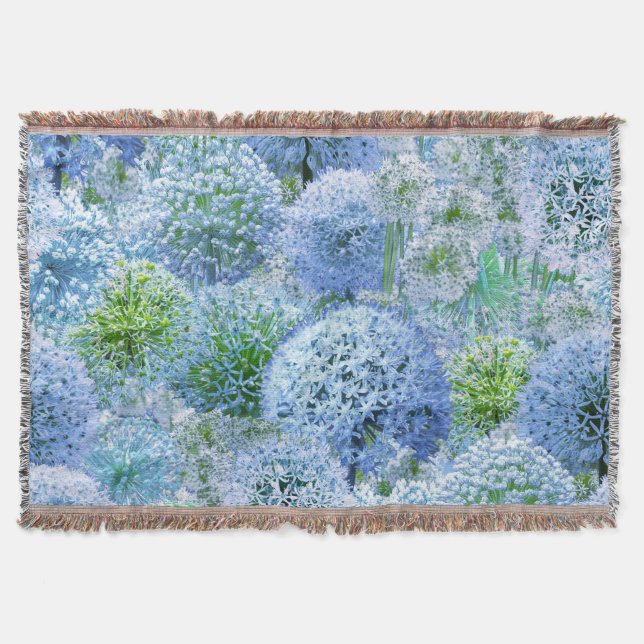 Manta Alliums Azules (Anverso)