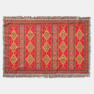 Manta Amanecer marroquí: Elegancia geométrica de Boho
