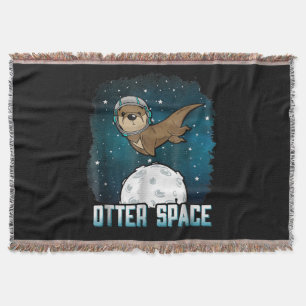 Manta Amantes Otter Animales del espacio exterior divert