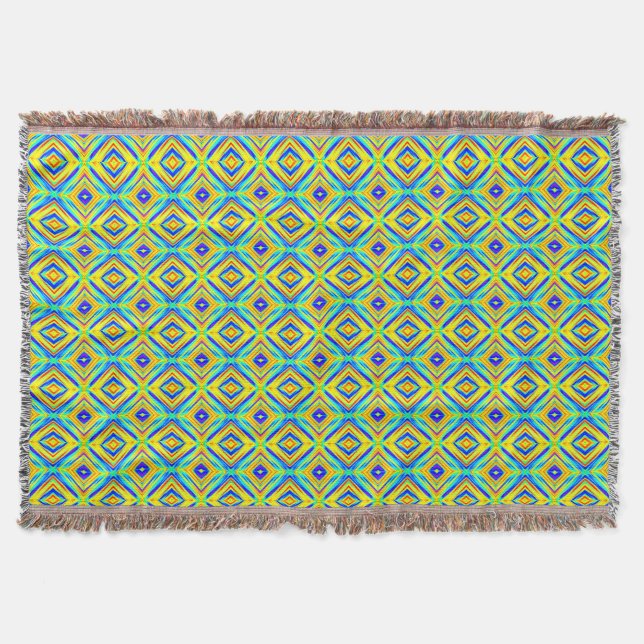 Manta Amarillo y azul (Anverso)
