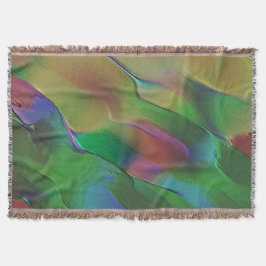 Manta amarillo y verde Grabado en relieve